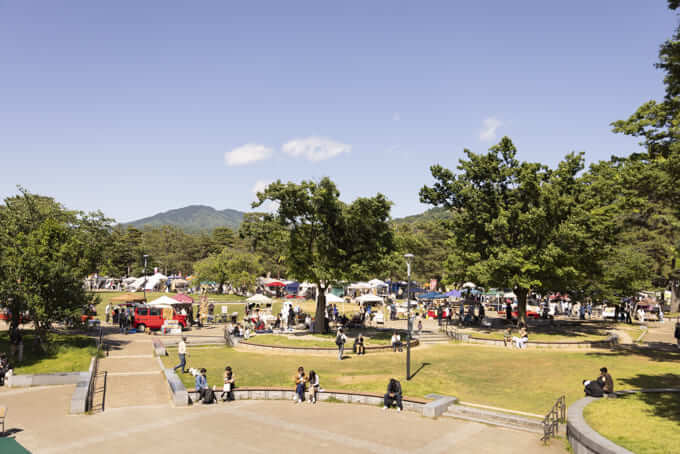 岡崎公園の風景