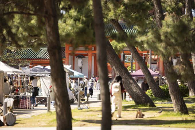 岡崎公園の風景