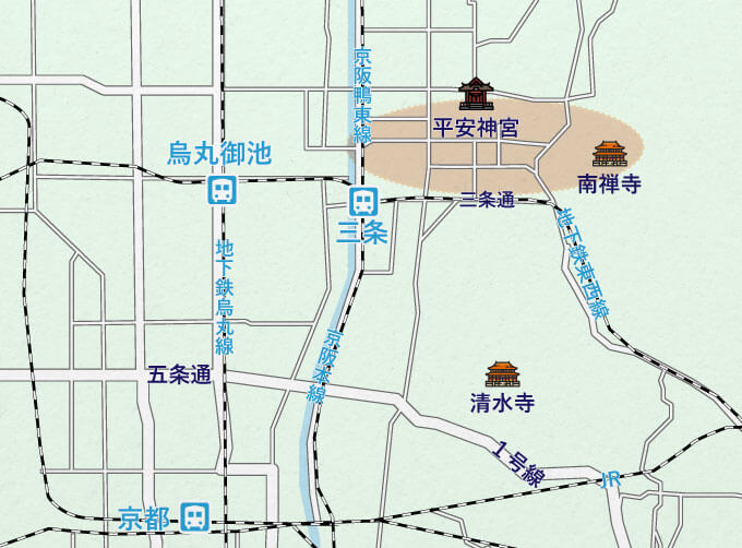 岡崎エリアマップ